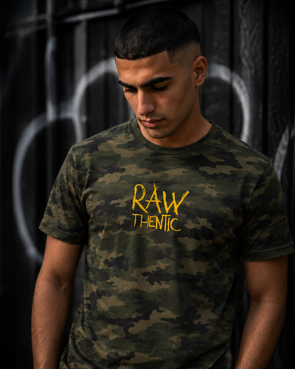 RAWthentic LOGO GRAPHIC T-SHIRT (CAMO)