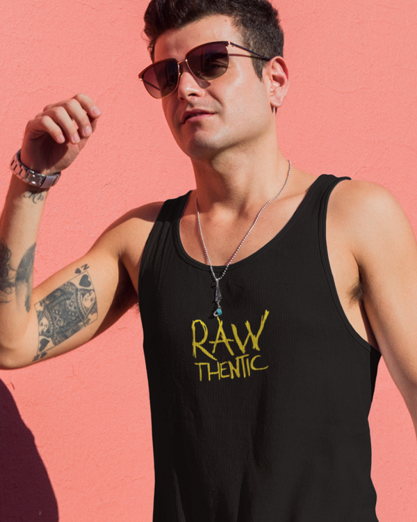 RAWthentic LOGO MENS TANK (BLACK)