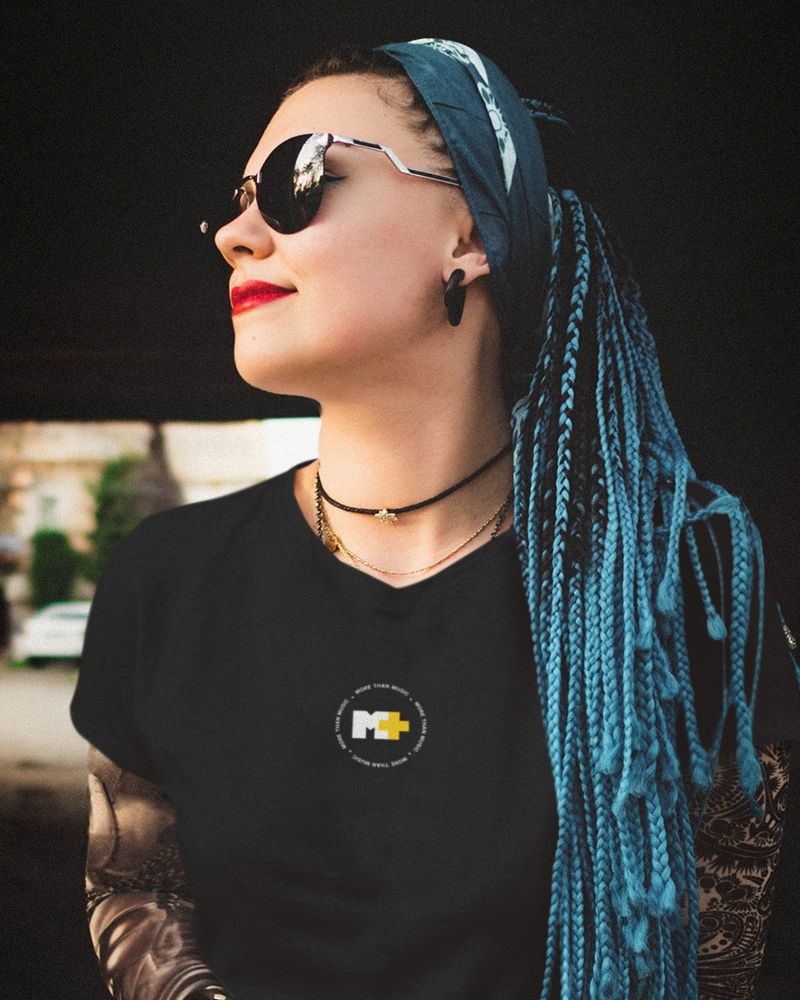 MUSIC+ "MORE THAN" GRAPHIC T-SHIRT (BLACK)