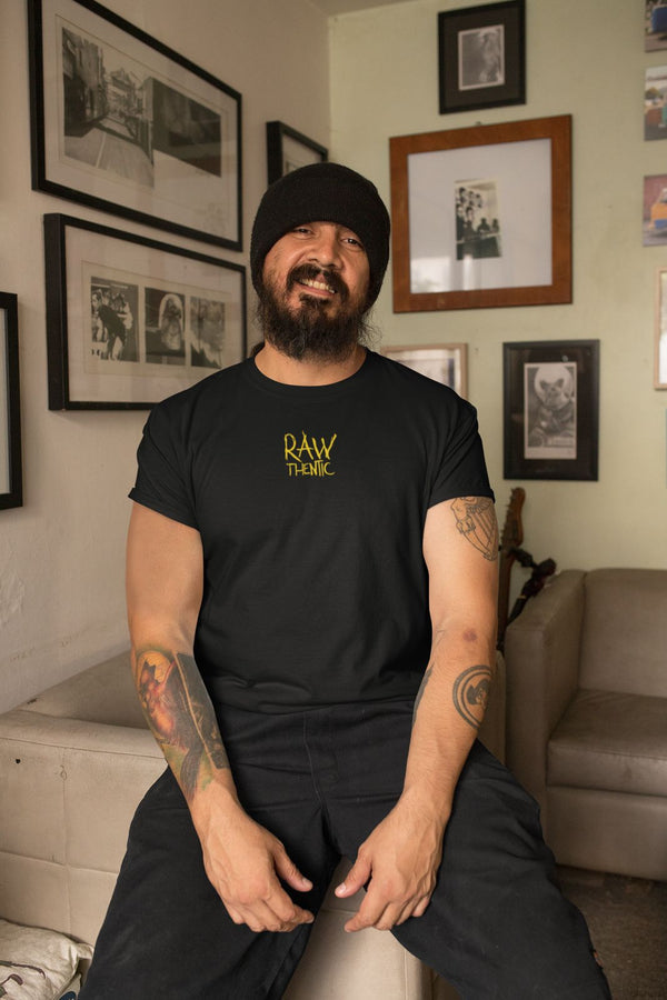 RAWthentic LOGO GRAPHIC T-SHIRT (BLACK)