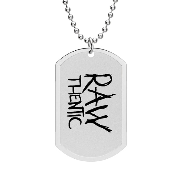 RAW ARMY "RAWthentic" DOG TAG